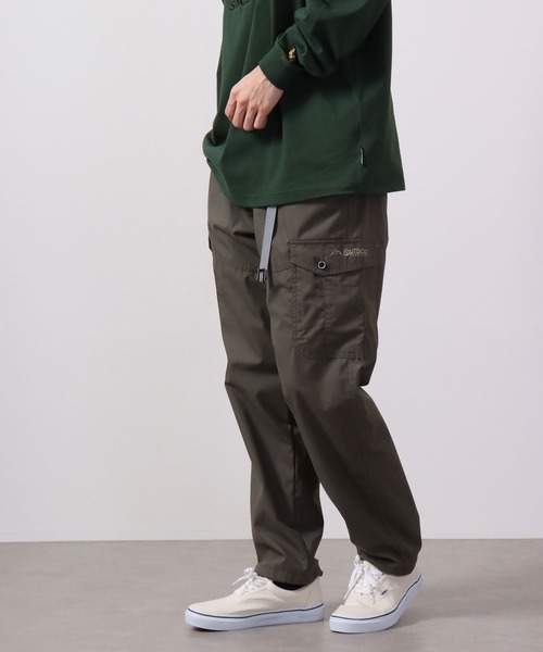 OUTDOOR PRODUCTS APPAREL(アウトドアプロダクツアパレル)の「OUTDOOR TCウェザー 裏メッシュ クライミング カーゴパンツ(カーゴパンツ・メンズ・カーキ/ブラック/チャコールグレー/ベージュ・L/LL/M)」の14枚目の写真