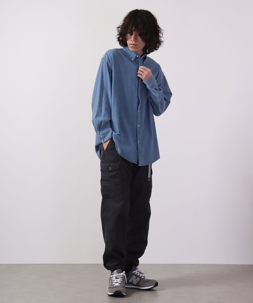 OUTDOOR PRODUCTS APPAREL(アウトドアプロダクツアパレル)の「OUTDOOR TCウェザー 裏メッシュ クライミング カーゴパンツ(カーゴパンツ・メンズ・カーキ/ブラック/チャコールグレー/ベージュ・L/LL/M)」の6枚目の写真