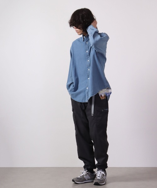 OUTDOOR PRODUCTS APPAREL(アウトドアプロダクツアパレル)の「OUTDOOR TCウェザー 裏メッシュ クライミング カーゴパンツ(カーゴパンツ・メンズ・カーキ/ブラック/チャコールグレー/ベージュ・L/LL/M)」の7枚目の写真