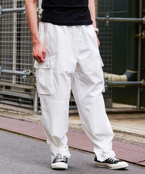 ARMY TWILL(アーミーツイル)の「ARMY TWILL Cotton/Polyester Plain FRA Cargo Pants AM-2315002(カーゴパンツ・メンズ・ホワイト/カーキ/ブラック・M/L)」の8枚目の写真
