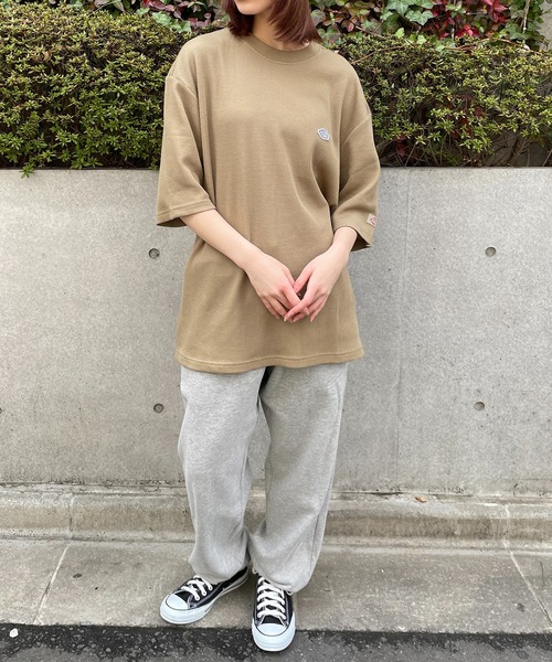 Dickies（ディッキーズ）の「【Dickies】ワッフル袖リブTシャツ 3278-5429（Tシャツ/カットソー・メンズ・ベージュ/ネイビー/ブラック/アイボリー・L/M/XL）」の12枚目の写真