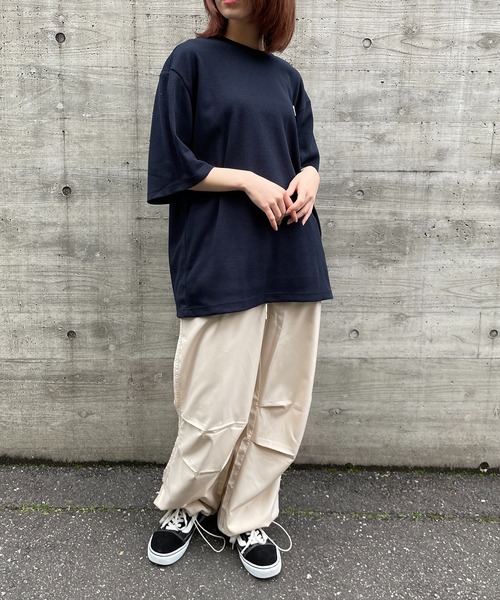 Dickies（ディッキーズ）の「【Dickies】ワッフル袖リブTシャツ 3278-5429（Tシャツ/カットソー・メンズ・ベージュ/ネイビー/ブラック/アイボリー・L/M/XL）」の14枚目の写真