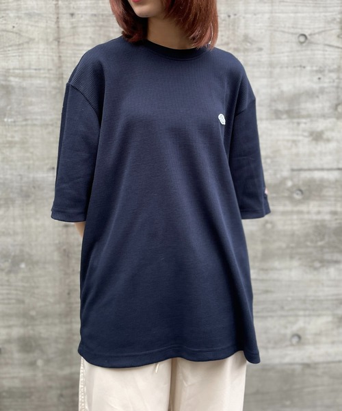 Dickies（ディッキーズ）の「【Dickies】ワッフル袖リブTシャツ 3278-5429（Tシャツ/カットソー・メンズ・ベージュ/ネイビー/ブラック/アイボリー・L/M/XL）」の13枚目の写真