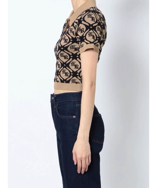 EVRIS(エヴリス)の「ジャガードシャツニットトップス(ニット/セーター・レディース・ベージュ/グリーン/ブラック・FREE)」の21枚目の写真