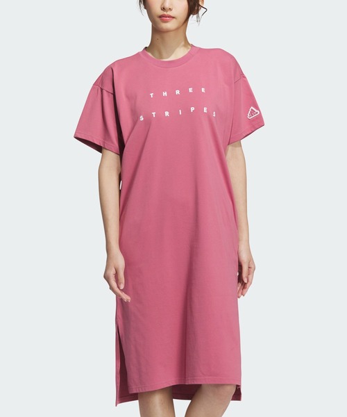 新品L adidas Originals半袖ワンピース ピンク KB6410 新品L adidas Originals半袖ワンピース ピンク KB6410 - メルカリ
