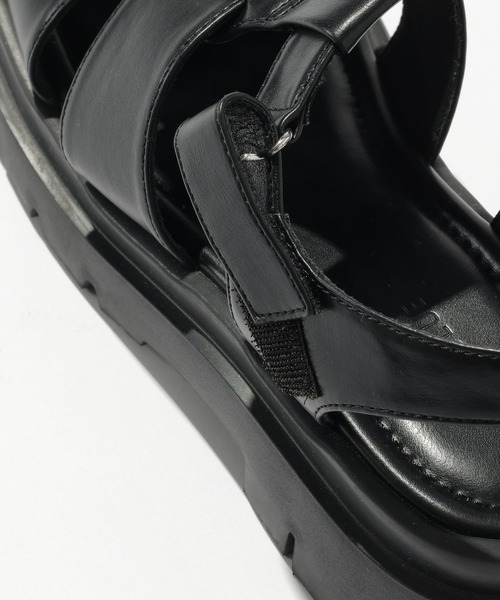 RAGEBLUE（レイジブルー）の「ボリュームソールグルカサンダル（サンダル・レディース・ブラック/ブラウン・LARGE/MEDIUM）」の16枚目の写真