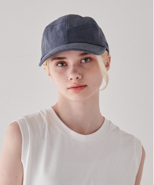 EDWIN（エドウィン）の「【EDWIN】エドウィン カラーデニム キャップ TWILL BASEBALL CAP ローキャップ バックストラップ（キャップ・レディース・ブラック/パープル/ネイビー/ベージュ・フリー）」の2枚目の写真