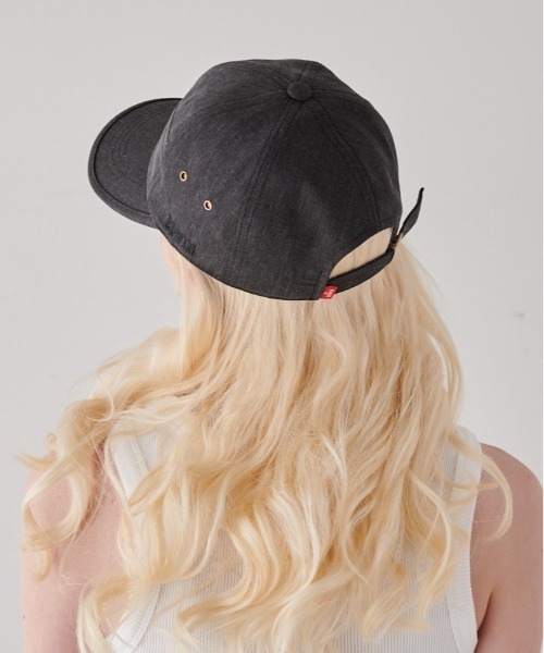 EDWIN（エドウィン）の「【EDWIN】エドウィン カラーデニム キャップ TWILL BASEBALL CAP ローキャップ バックストラップ（キャップ・レディース・ブラック/パープル/ネイビー/ベージュ・フリー）」の17枚目の写真