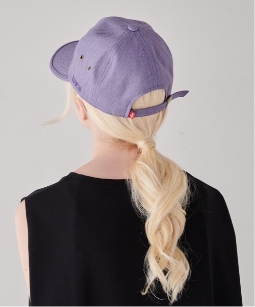 EDWIN（エドウィン）の「【EDWIN】エドウィン カラーデニム キャップ TWILL BASEBALL CAP ローキャップ バックストラップ（キャップ・レディース・ブラック/パープル/ネイビー/ベージュ・フリー）」の18枚目の写真