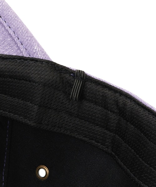 EDWIN（エドウィン）の「【EDWIN】エドウィン カラーデニム キャップ TWILL BASEBALL CAP ローキャップ バックストラップ（キャップ・レディース・ブラック/パープル/ネイビー/ベージュ・フリー）」の8枚目の写真