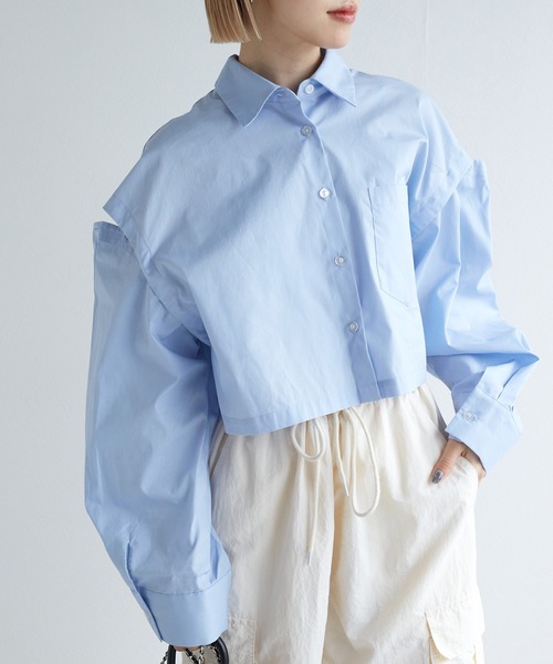 w closet（ダブルクローゼット）の「切替イージーカーゴパンツ（カーゴパンツ・レディース・ブラック/パープル/オフホワイト/カーキ/ピンク/ライトカーキ・FREE）」の20枚目の写真