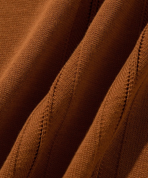 Saturdays NYC（サタデーズ ニューヨークシティ ）の「Jahmad Knit Polo（ポロシャツ・メンズ・ダークブラウン/ラベンダー・S/XL/M/X-SMALL/L）」の5枚目の写真