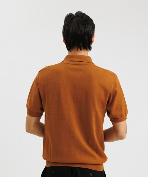 Saturdays NYC（サタデーズ ニューヨークシティ ）の「Jahmad Knit Polo（ポロシャツ・メンズ・ダークブラウン/ラベンダー・S/XL/M/X-SMALL/L）」の14枚目の写真
