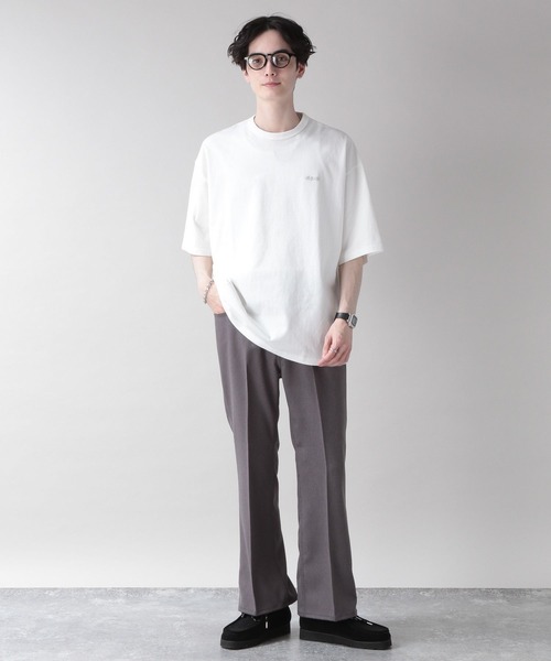 SIGNAL SPORTS(シグナルスポーツ)の「【SIGNAL SPORTS】ワンポイント刺繍/ビッグシルエットTシャツ(Tシャツ/カットソー・メンズ・ホワイト/ホワイト系その他/ブラック/イエロー/ブルー/グリーン・MEDIUM/LARGE)」の7枚目の写真