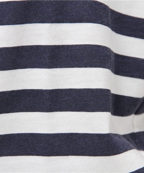 OUTLET(アウトレット)の「【CIAOPANIC TYPY】ロールアップボーダーフレンチTシャツ(Tシャツ/カットソー・レディース・ネイビー/イエロー・FREE)」の10枚目の写真