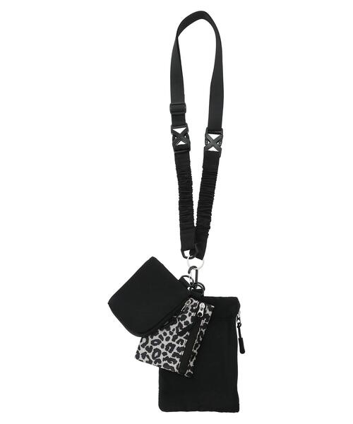 Green　Parks（グリーンパークス）の「・マルチ3Pポーチショルダー（ショルダーバッグ・レディース・グレー/ブラック/ベージュ・FREE）」の7枚目の写真