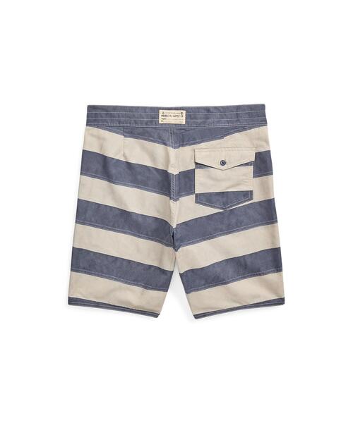 RRL（ダブル アール エル）の「ストライプド ツイル ショートパンツ