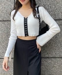 EPIMI E'PIMMY | ホックデザインリブカーディガン(カーディガン/ボレロ)