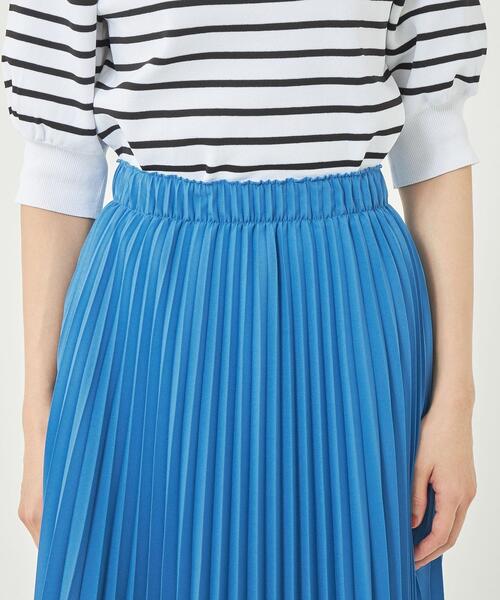 新品　バーバリーブルーレーベル　プリーツスカート アコーディオン osharewalker スカート ロングスカート レディース ボトムス プリーツ