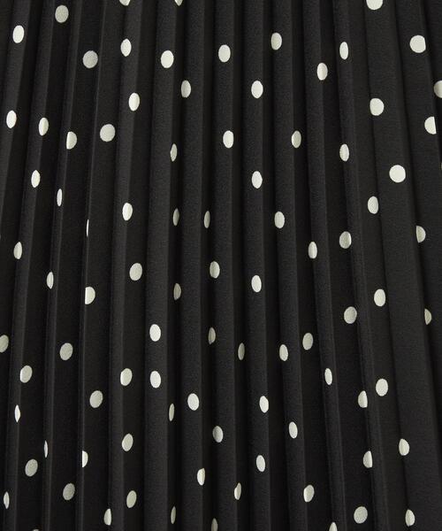 green label relaxing(グリーンレーベルリラクシング)の「アコーディオン プリーツ 無地 / ドット スカート(スカート・レディース・ブラック/ホワイト/コバルトブルー/マスタード・FREE)」の8枚目の写真