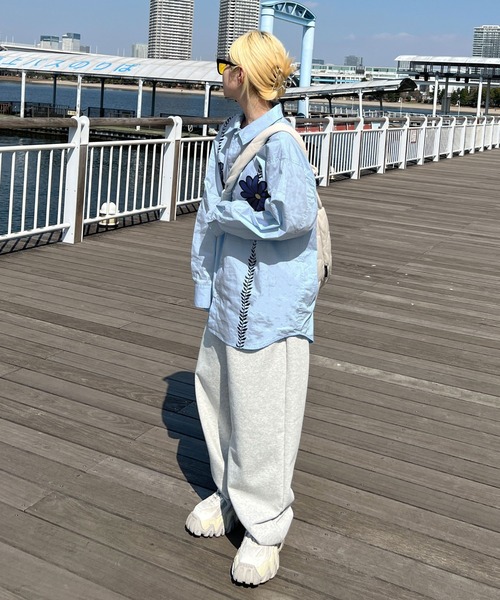 sedacle(セダクル)の「デイジーシャツ(シャツ/ブラウス・メンズ・オフホワイト/サックスブルー・MEDIUM/LARGE)」の12枚目の写真