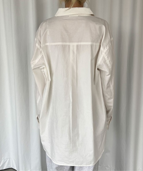 sedacle(セダクル)の「デイジーシャツ(シャツ/ブラウス・メンズ・オフホワイト/サックスブルー・MEDIUM/LARGE)」の6枚目の写真