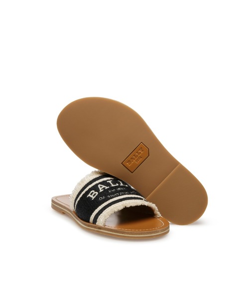 BALLY(バリー)の「BIANKA FLAT(サンダル・レディース・ブラック・35/36/37/38)」の4枚目の写真