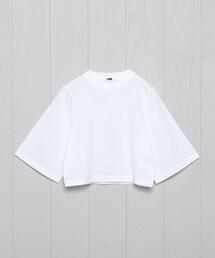 H BEAUTY&YOUTH UNITED ARROWS | <H>COTTON HIGH GAUGE CLOPPED SHORT SLEEVE/カットソー(Tシャツ/カットソー)
