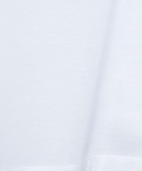 H BEAUTY&YOUTH UNITED ARROWS(エイチビューティーアンドユースユナイテッドアローズ)の「<H>COTTON HIGH GAUGE CLOPPED SHORT SLEEVE/カットソー(Tシャツ/カットソー・レディース・ホワイト/ブラック/グレー・FREE)」の16枚目の写真