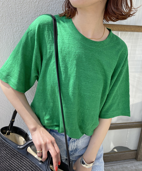 Spick & Span（スピックアンドスパン）の「リネン天竺Tシャツ（Tシャツ
