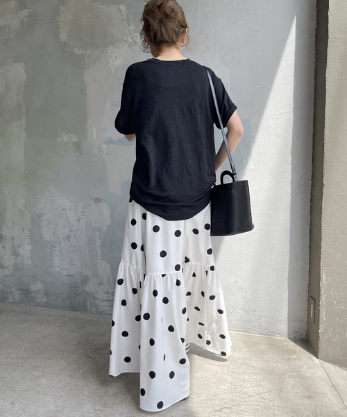 Spick & Span（スピックアンドスパン）の「リネン天竺Tシャツ（T