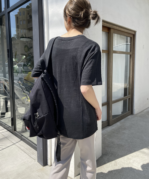 Spick & Span（スピックアンドスパン）の「リネン天竺Tシャツ（T
