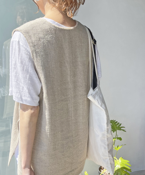 新品♥spick & span スピック リネン天竺テンジクTシャツ ブラック Spick & Span（スピックアンドスパン）の「リネン天竺Tシャツ（T