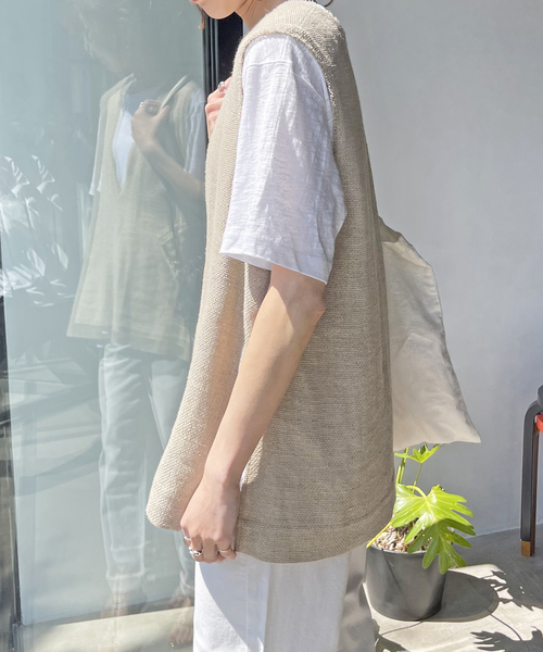 Spick & Span（スピックアンドスパン）の「リネン天竺Tシャツ（Tシャツ