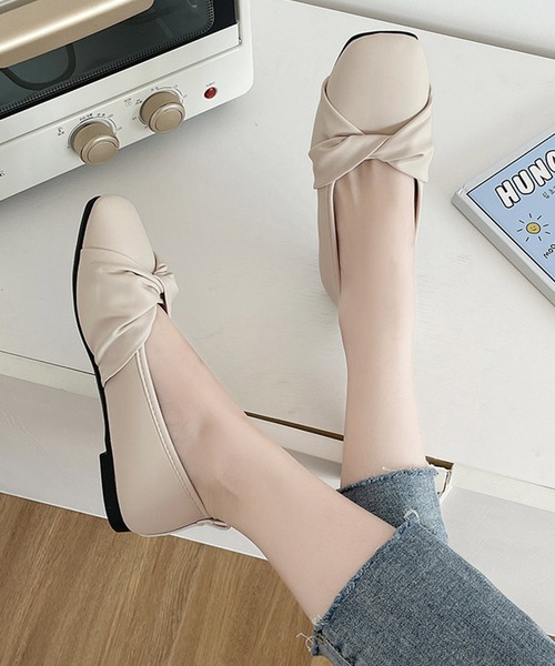 ツイストリボンパンプス（パンプス）｜Dewlily（デューリリー）の  