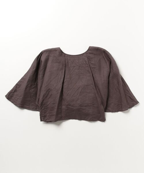 k3&co.（ケイスリーアンドコー）の「SHORT BLOUSE（シャツ/ブラウス・レディース・チャコール/ベージュ・ONE SIZE）」の17枚目の写真