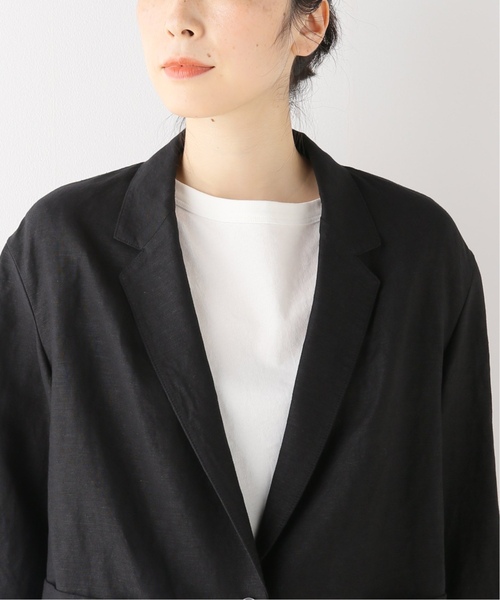 FRAMeWORK（フレームワーク）の「≪追加≫レーヨン麻テーラードジャケット2（テーラードジャケット・レディース・ブラック/ベージュ・36/38）」の20枚目の写真