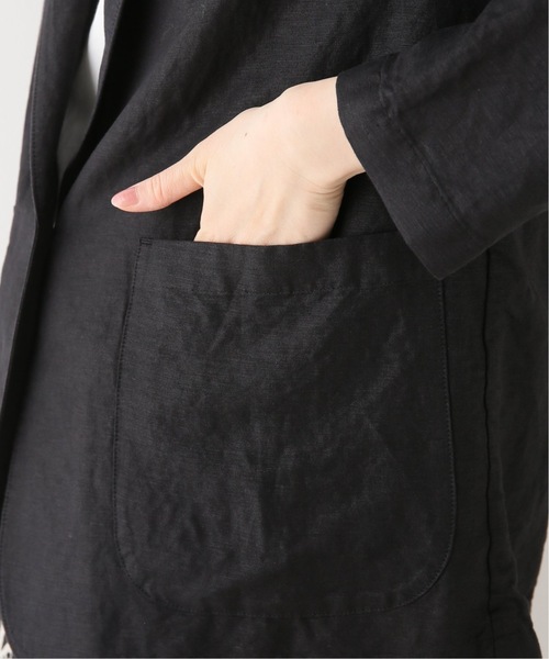 FRAMeWORK（フレームワーク）の「≪追加≫レーヨン麻テーラードジャケット2（テーラードジャケット・レディース・ブラック/ベージュ・36/38）」の16枚目の写真