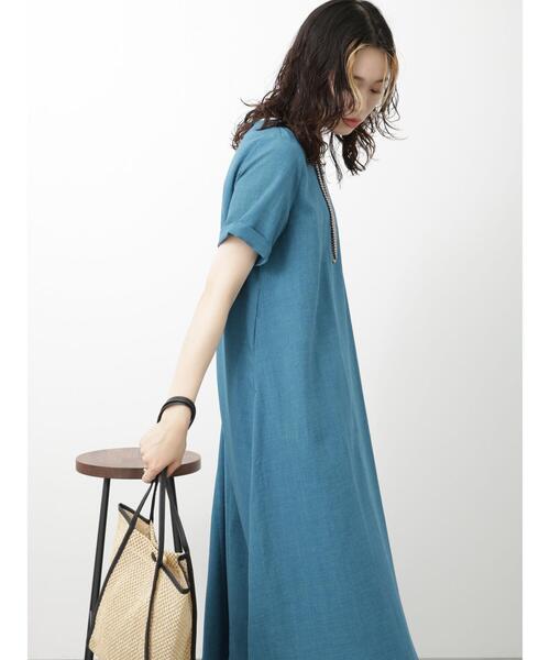 Samansa Mos2 blue（サマンサモスモスブルー）の「◎リネンタッチ