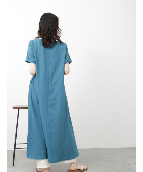 Samansa Mos2 blue（サマンサモスモスブルー）の「◎リネン