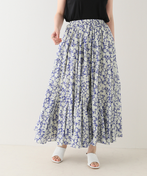 【新品未使用】MARIHA月影のスカート大人気即完売L'Appartement MARIHA(マリハ) リゾートドレス 月影のスカート Garden Petals/Grey