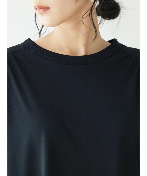 CRAFT STANDARD BOUTIQUE（クラフトスタンダードブティック）の「ショルダーギャザーカットワンピース（ワンピース・レディース・ブラック/カーキ/ブラウン・FREE）」の11枚目の写真