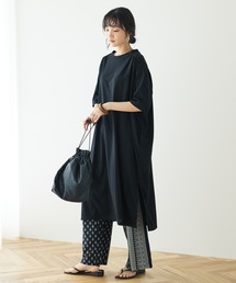 ショルダーギャザーカットワンピース
