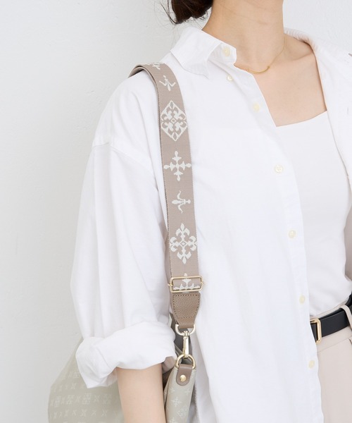 russet（ラシット）の「アレンジショルダーベルト[Monogram](CE-1099)（ベルト・レディース・ベージュ/グレー/ブラック/ブラック系その他2/ベージュ系その他2/ダークブラウン/ブラウン系その他2・FREE）」の13枚目の写真