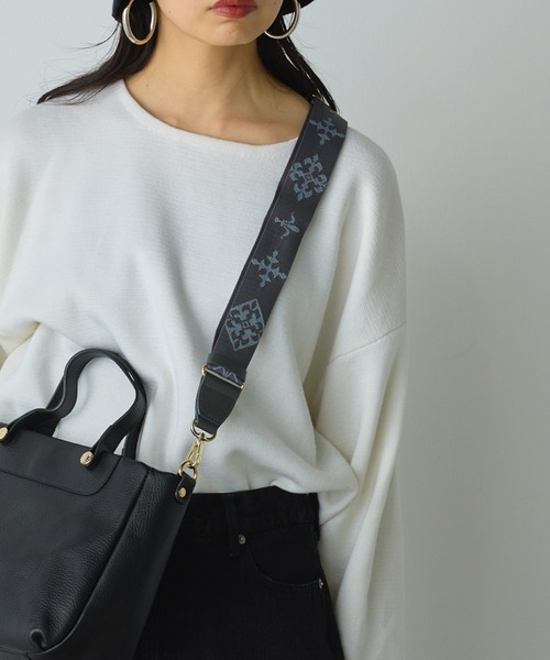 russet（ラシット）の「アレンジショルダーベルト[Monogram](CE-1099)（ベルト・レディース・ベージュ/グレー/ブラック/ブラック系その他2/ベージュ系その他2/ダークブラウン/ブラウン系その他2・FREE）」の19枚目の写真