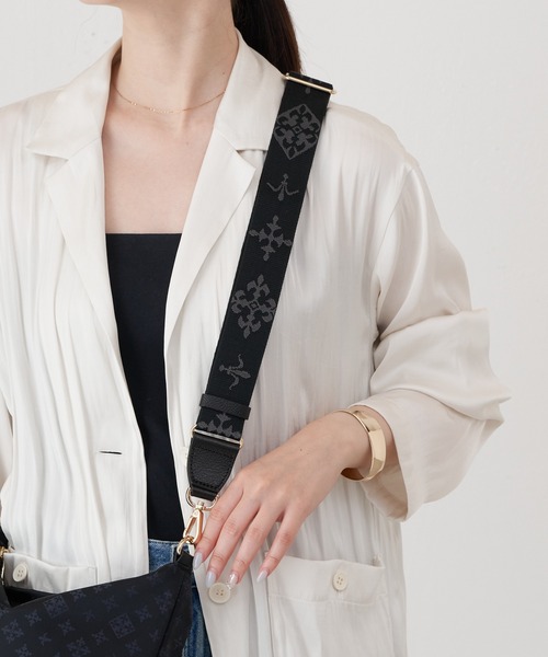 russet（ラシット）の「アレンジショルダーベルト[Monogram](CE-1099)（ベルト・レディース・ベージュ/グレー/ブラック/ブラック系その他2/ベージュ系その他2/ダークブラウン/ブラウン系その他2・FREE）」の16枚目の写真