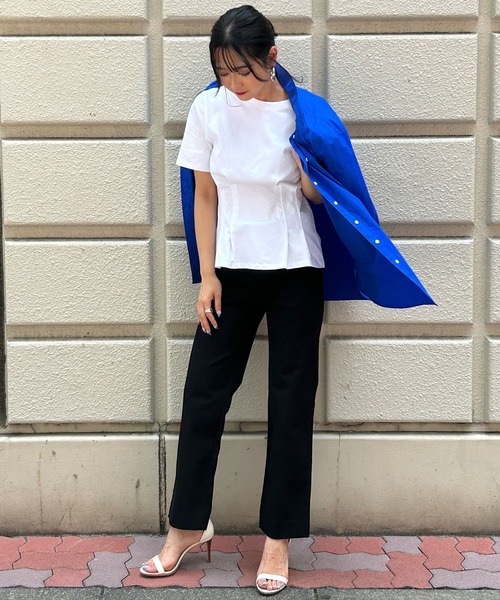 Banana Republic(バナナリパブリック)の「Penelope コルセットtシャツ(Tシャツ/カットソー・レディース・ホワイト/ブラック・L/M/S/XS)」の12枚目の写真