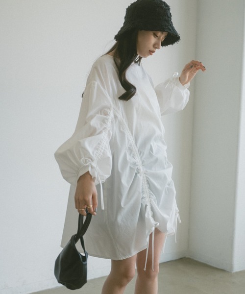 VANNIE U（ヴァニーユー）の「ドロストチュニック/ミニワンピース
