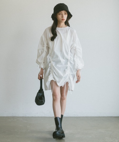 VANNIE U（ヴァニーユー）の「ドロストチュニック/ミニワンピース