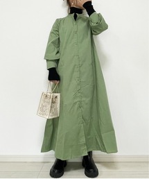 ARCADE（アーケード）の「袖ボリューム ロングシャツ ワンピース  -ARCADE Limited Line-（ワンピース）」